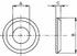 Distanziale per rotula con Ø 28mm e diametro esterno Ø 64mm - Ama