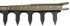 Dentiera 12 denti a testa tranciata lunghezza 1,82 mt adattabile a Gribaldi e amp, Salvia Superior 72 - Ama