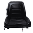 Sedile MUL in sky nero con sospensione meccanica integrata e microswitch - Seat Industries