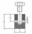Morsetto per serraggio cavo Ø 2,5 - 3mm e misura vite 10x15 - Ama