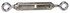 Tenditore a due occhi in acciaio con Ø filetto 3/8" e l minima = 182mm - Ama