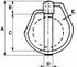 Spina scatto forgiata ø15x82mm - Ama