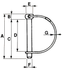 Spinotto per motozappa ø 10x80mm - Ama