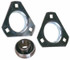 Supporto a flangia triangolare in lamiera stampata SBPFT 206 con cuscinetto Ø 30mm - No brand