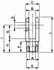 Forcella con foro filettato M10x40mm - Ama