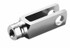 Forcella gambo rotante filetto M8 dx lunghezza 16mm - Ama