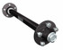 Assale per rimorchio senza freno lunghezza 1m Ø40mm 4 fori - Adr