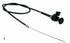 Tirante stop motore,cavo lunghezza 1200mm con leva d'arresto e pomello nero - Ama