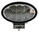 Faro da lavoro ovale 8 LED 24W 12-28V - Ama
