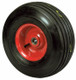 Ruota pneumatica rigata misure 15x6/6" con cuscinetti - Ama