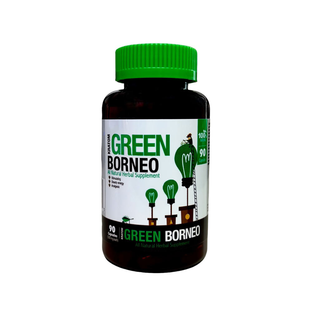 Bumble Bee Kratom Capsules Green Borneo