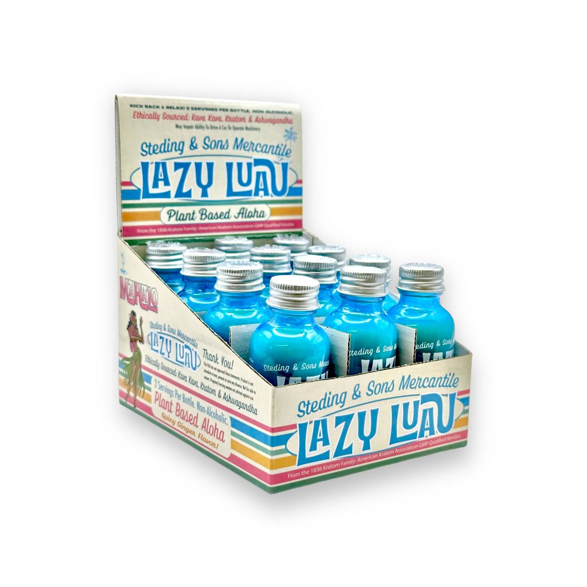 Lazy Luau Kava Kratom & Ashwagandha 30ml