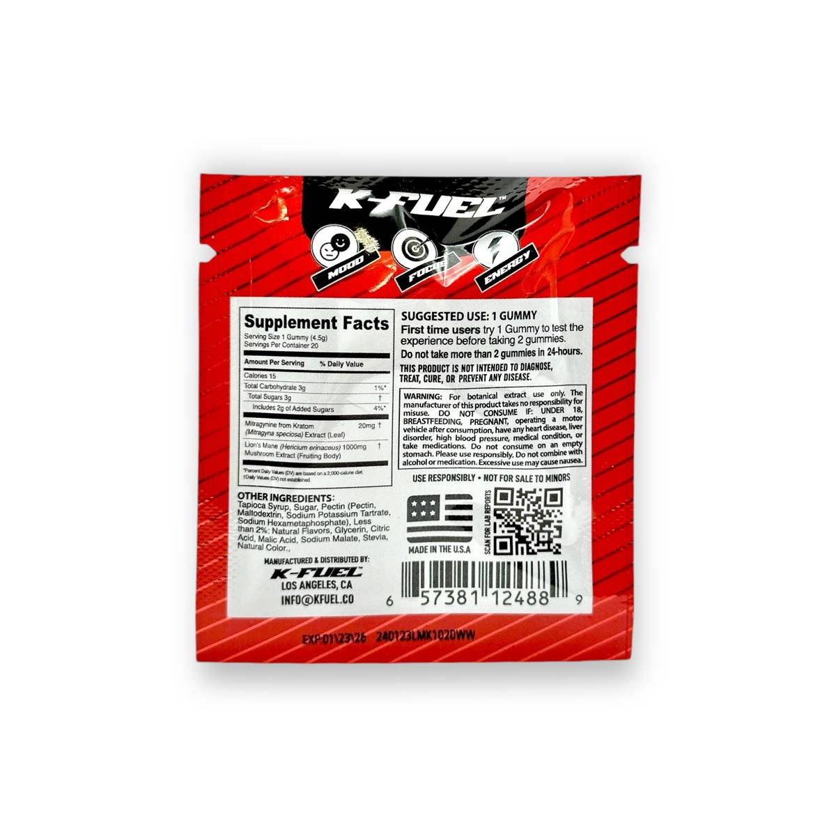 カオヨリナカミ K-Fuel-Kratom-Lions-Mane-