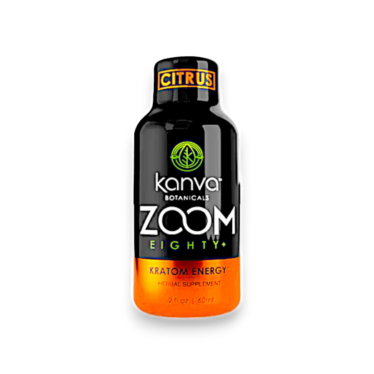 Kanva Botanicals Zoom Eighty Kratom Energy Shot - 2oz Boost