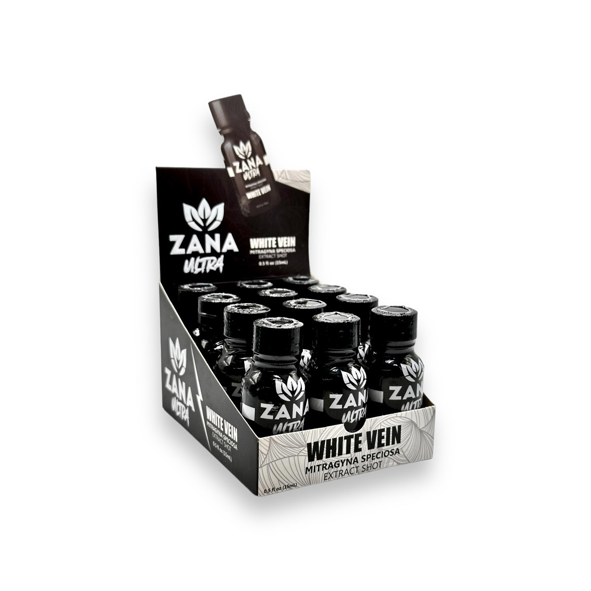 Zana Kratom Extract Ultra White Vein 15ml - Energizing & Potent