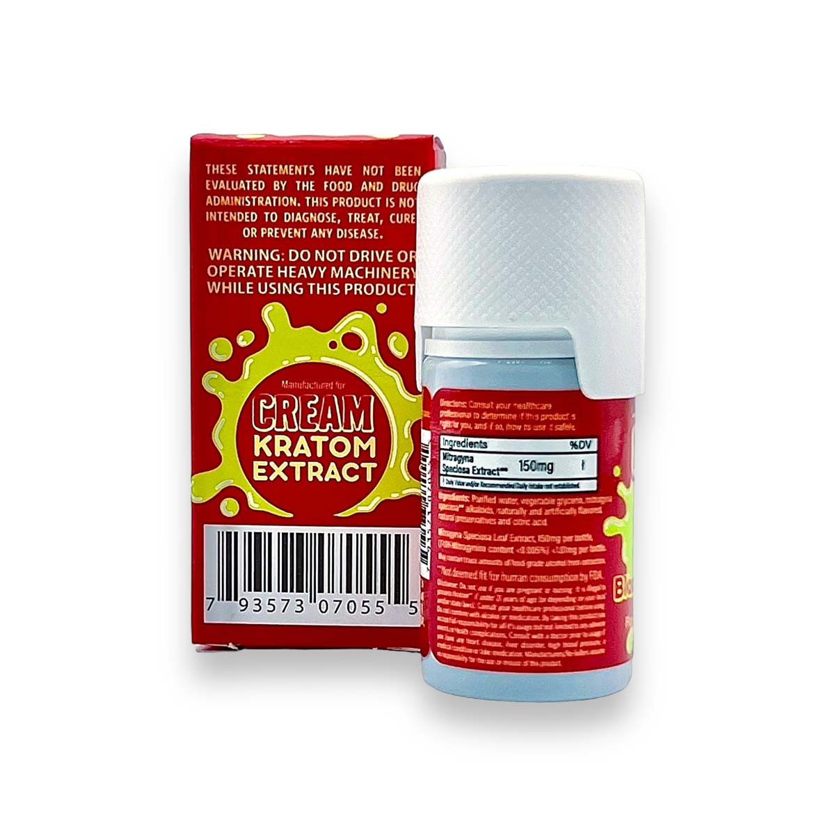 Cream Kratom Black Cherry Lime Shot 150mg 30ml - Refreshing Relief