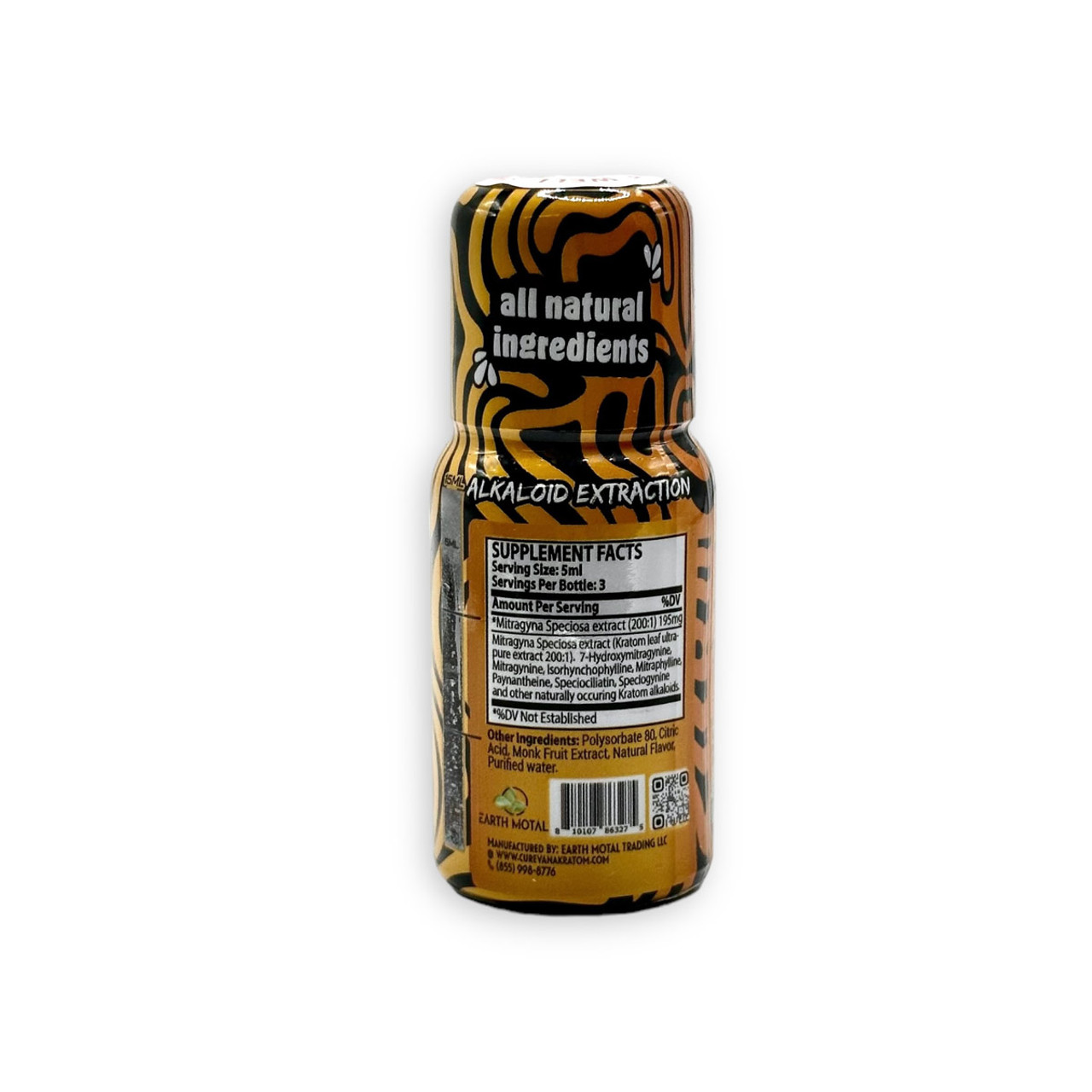 その他 KAME Aged 16 years OLD 500ml Curevana 7hmz Kratom Extract Liquid Shot Natural Flavor 15ml