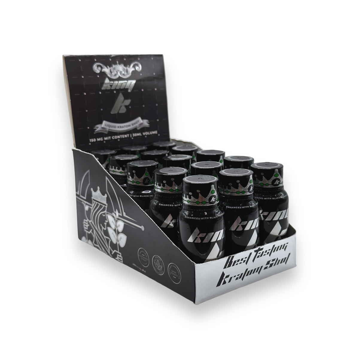 King K Kratom Extract Shot Silver 500mg 30ml