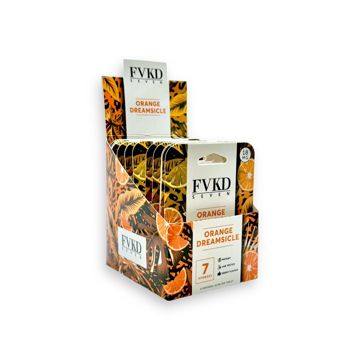 FVKD Seven 7 Hydroxy Tablets Orange Dreamsicle 4ct - Potent