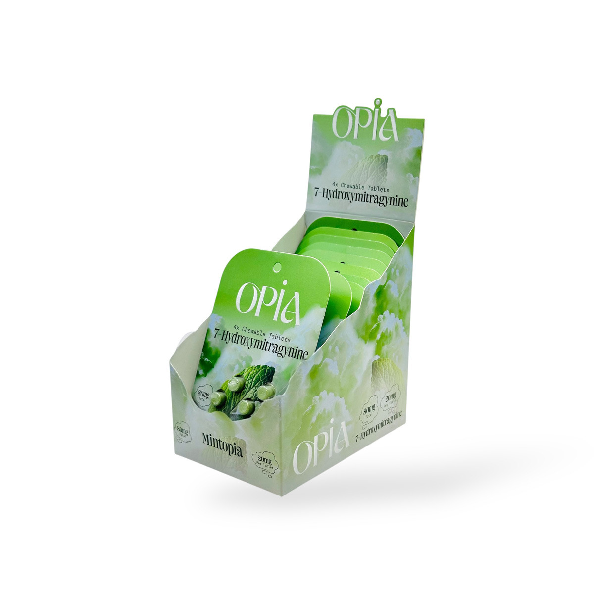 Opia 20mg 7-Hydroxymitragynine Mintopia Chewable Tablets 4ct - Image 10