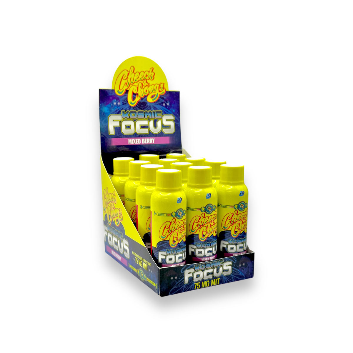 Cheech & Chong Kosmic Kratom Focus Shot 75mg Mixed Berry