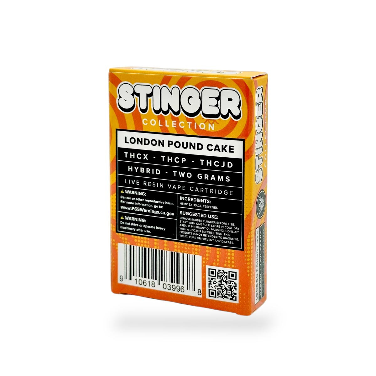 Honeyroot Stinger London Pound Cake Hybrid Vape Cartridge 2g Honeyroot Stinger London Pound Cake Hybrid Vape Cartridge 2g