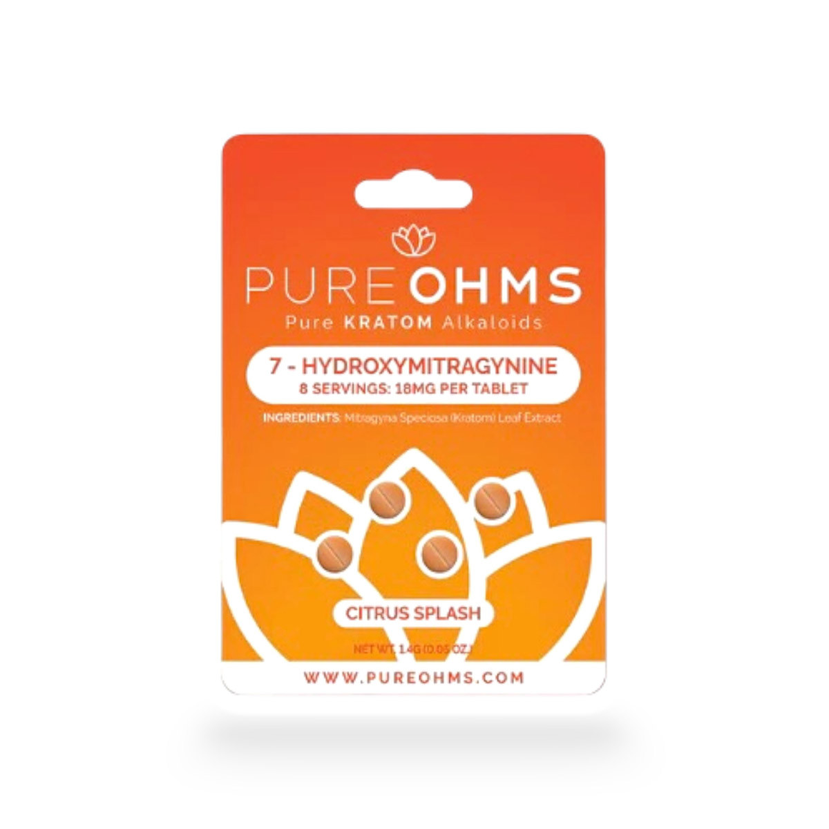 Pure Ohms 7-Hydroxymitragynine Tablet Citrus Splash