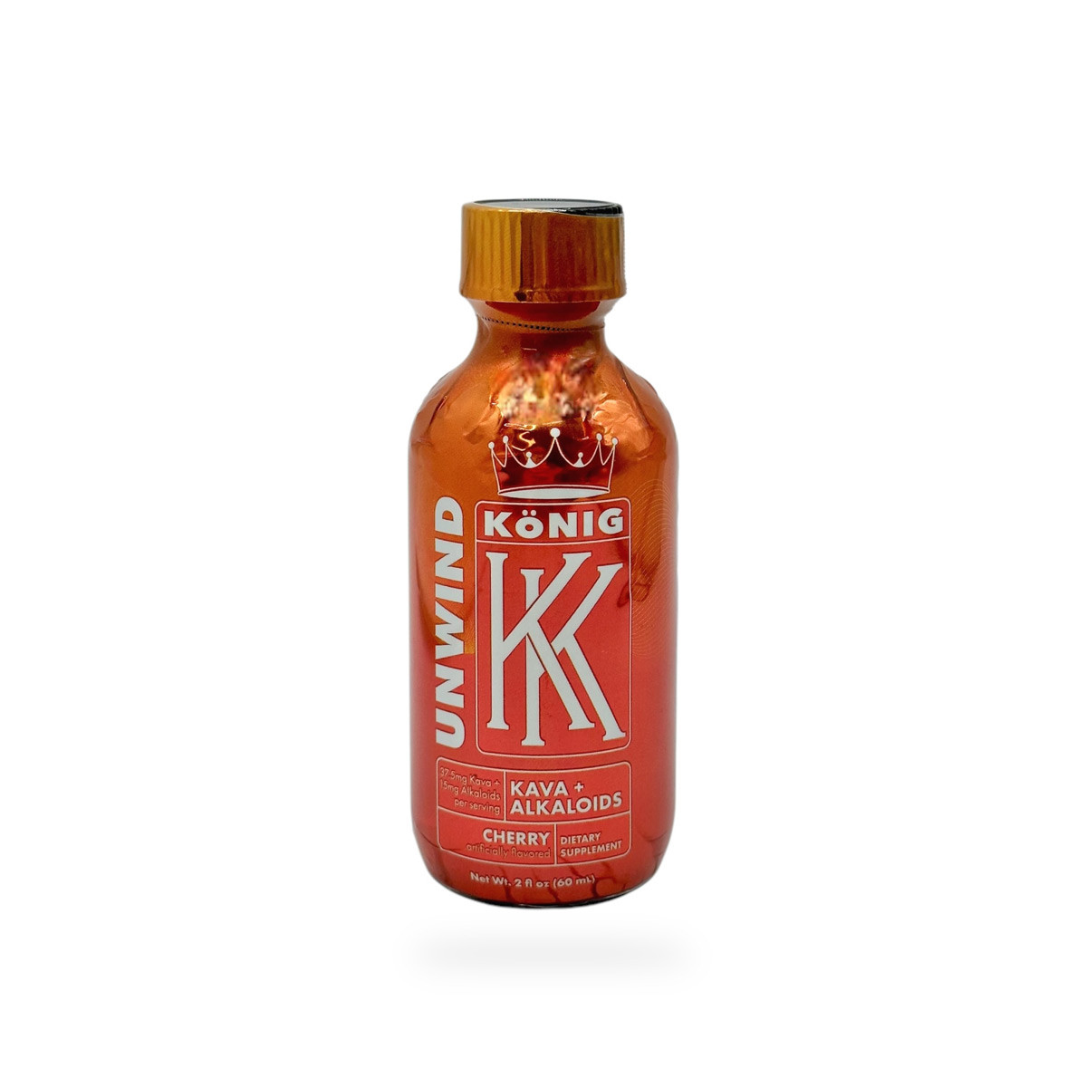 Konig Kratom Unwind Cherry Kava + Alkaloids Shot 60mL
