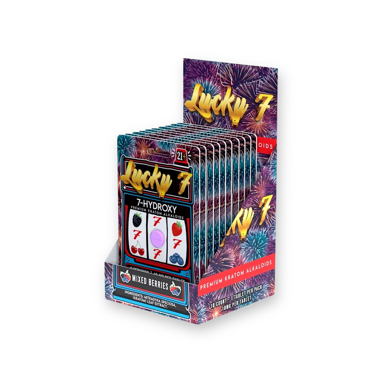 ラッキー7 Lucky 7 7-OH Chewable Tablets Mint 18mg Per Tablet