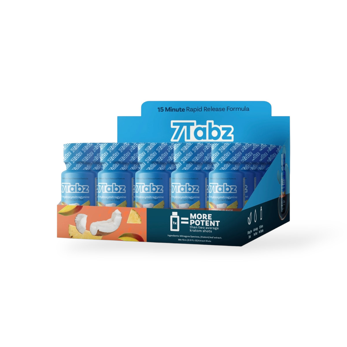 7Tabz 7-Hydroxymitragynine 30mg Shot Tropical