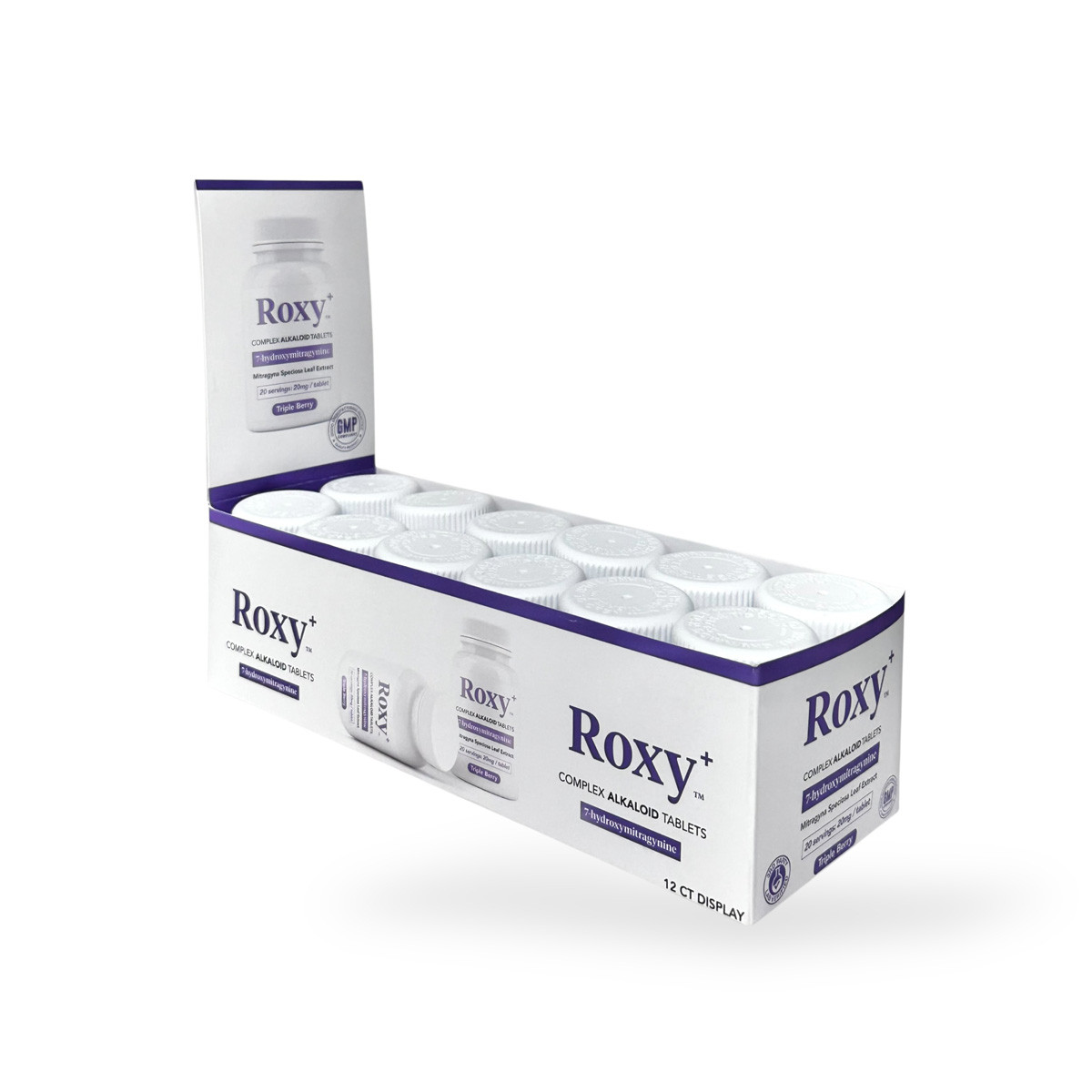 Roxy Complex 7-Hydroxymitragynine Tablets | Triple Berry 20mg