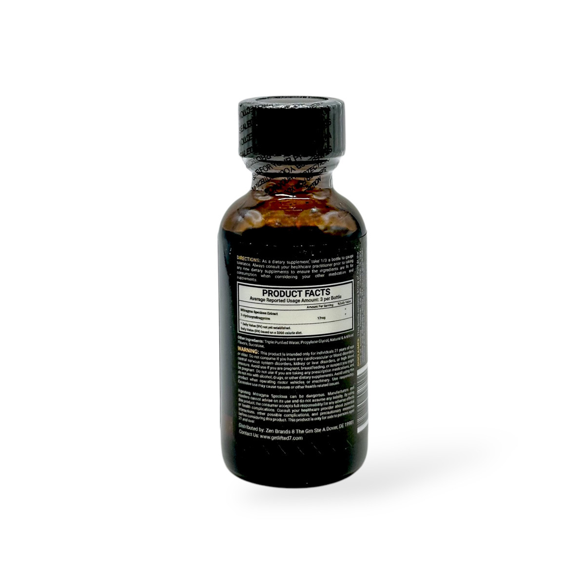 Lift7 7-Hydroxymitragynine Shot | 51mg Extra Strength 60ml