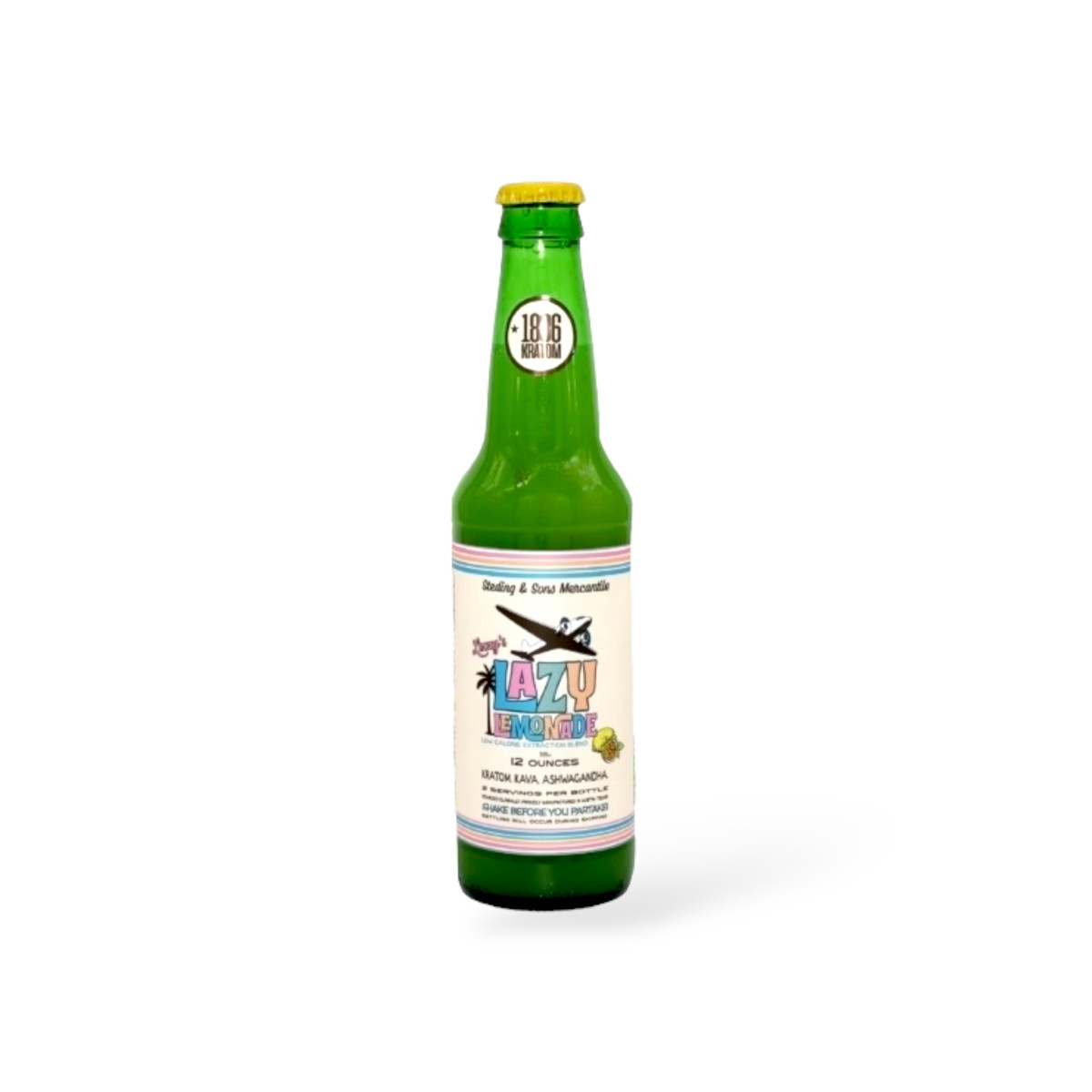 Steding & Sons Lizzy's Lazy Lemonade | Kratom & Kava 12oz