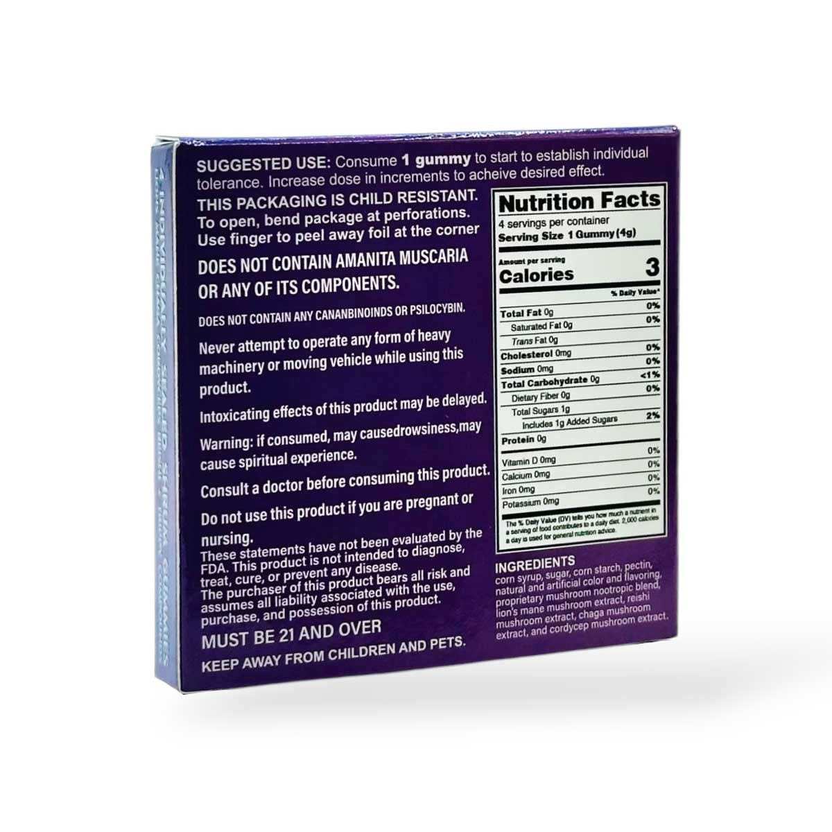 Shrumfuzed Trippy Nootropic Blendz Gummies Royal Razz 3,200mg