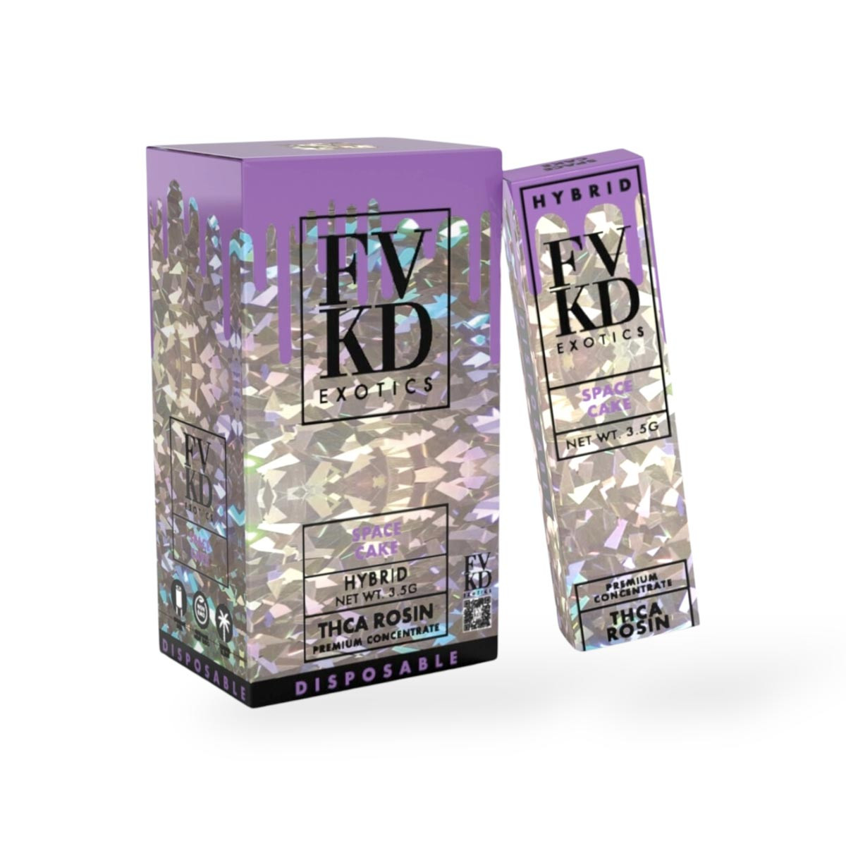 FVKD Exotics Disposable Vape Space Cake Hybrid 3.5g FVKD Exotics Disposable Vape Space Cake Hybrid 3.5g