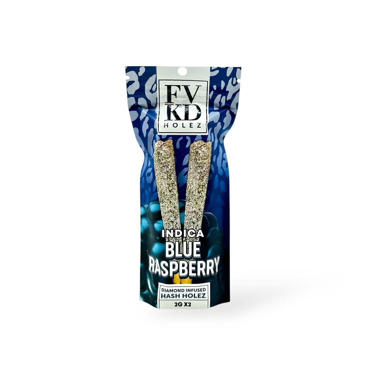 FVKD Holez Diamond Infused Hash Pre-Roll Blue Raspberry 2g