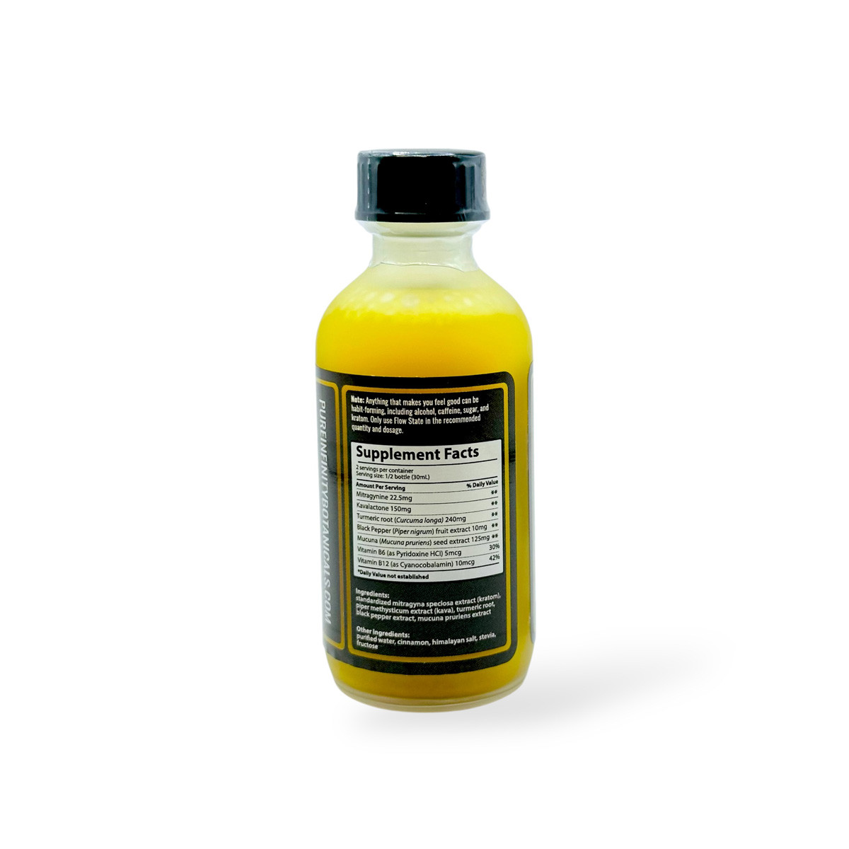 Flow State Elixir Golden Milk Kratom + Kava Shot 2oz