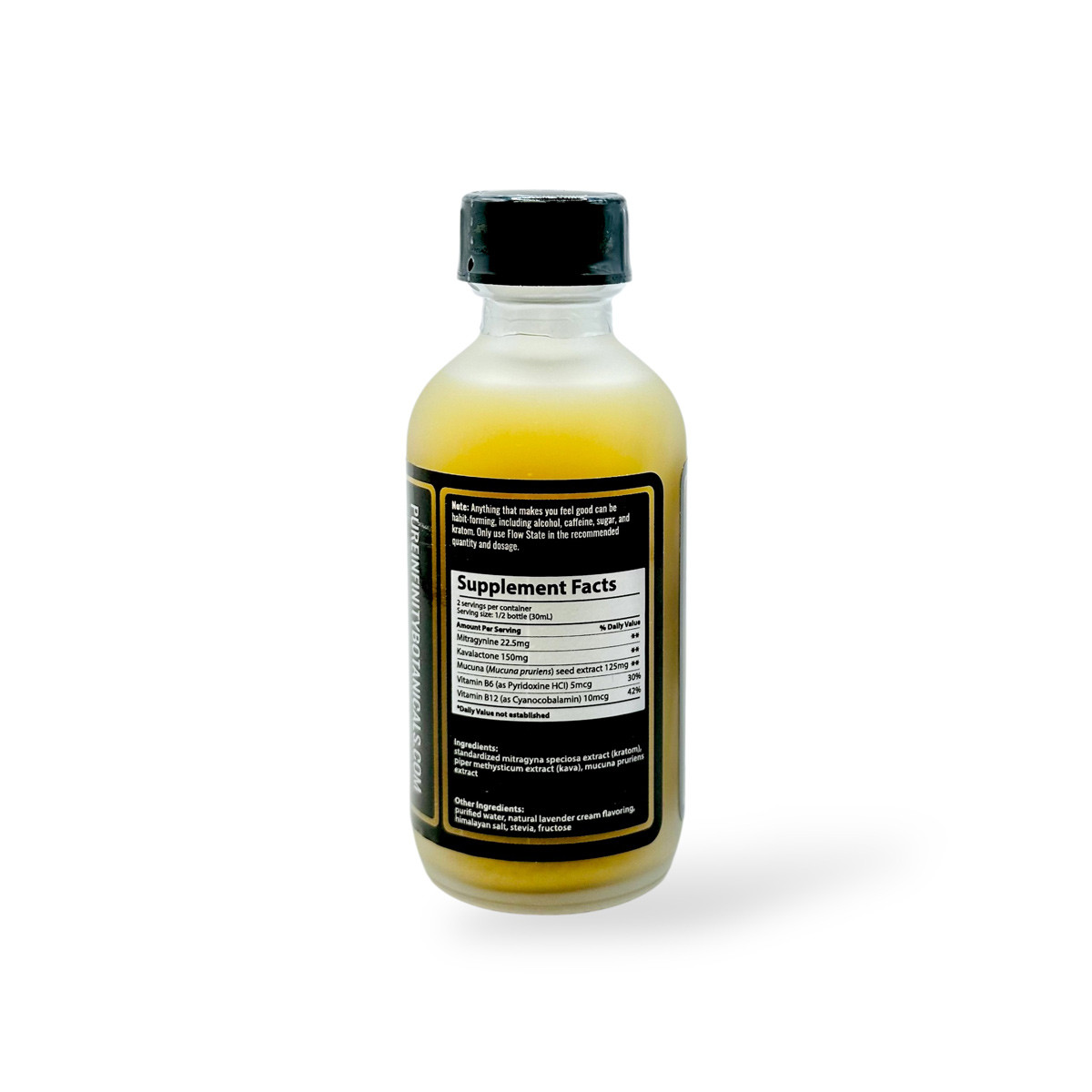 Flow State Elixir Lavender Cream Kratom + Kava Shot 2oz