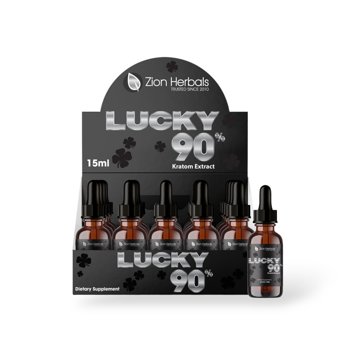 Zion Herbals Kratom Extract Liquid Shot Lucky 90 15ml