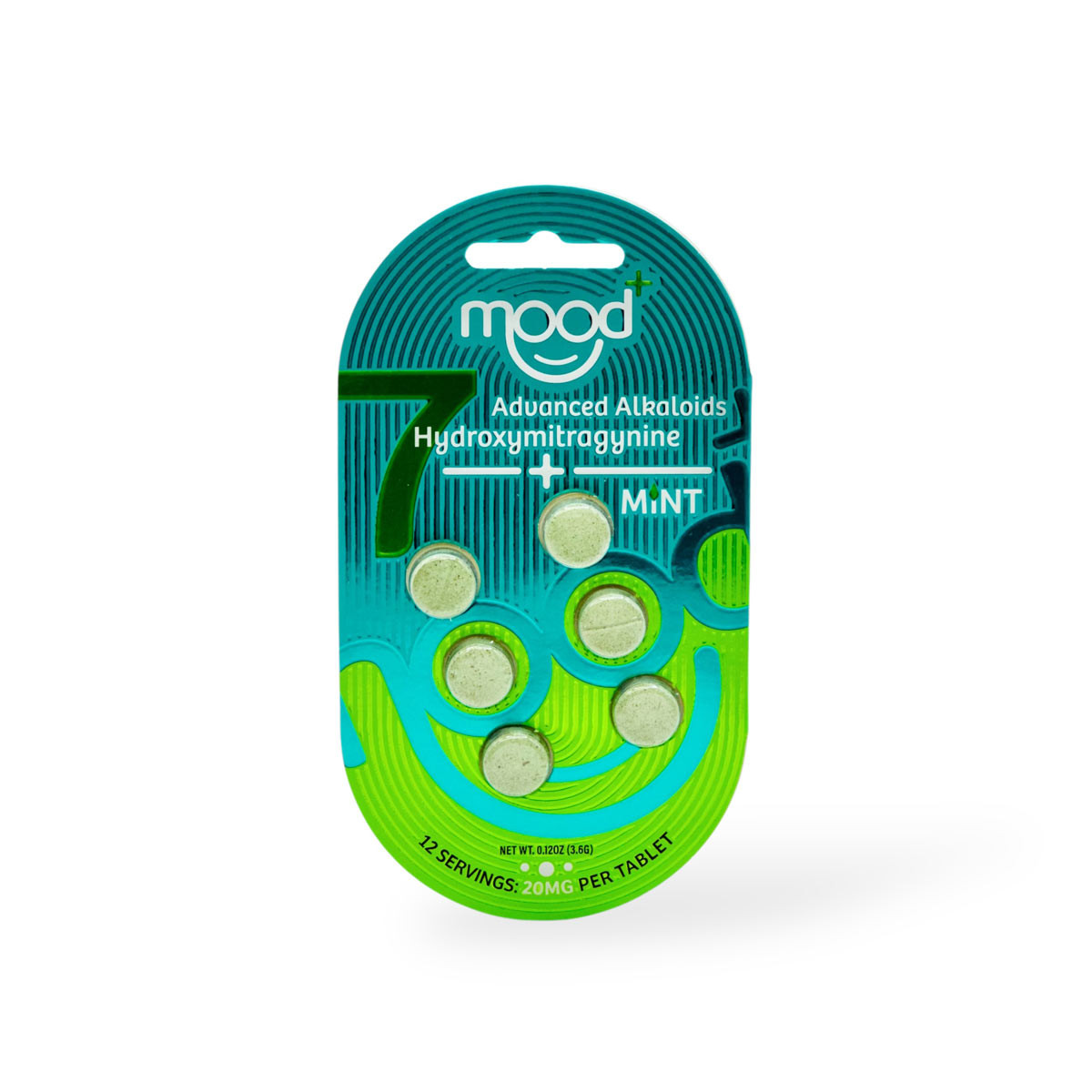 Mood 7-OH Chewable Tablet Mint 20mg – Relaxation & Mood Boost