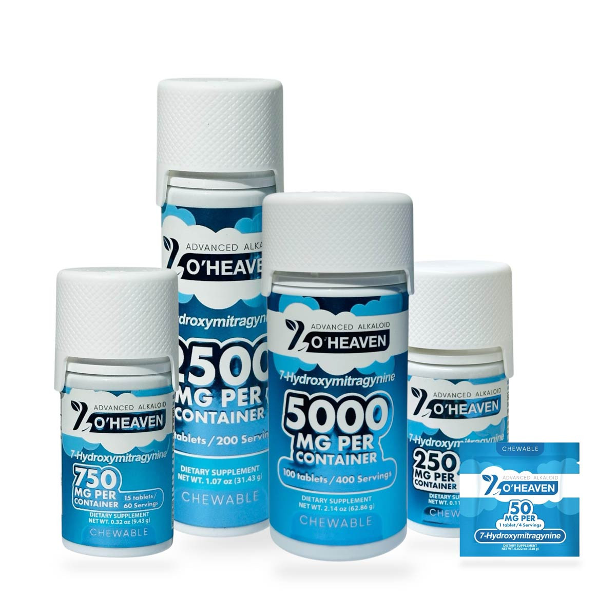 7 O'Heaven Original 50mg 7-OH Tablets | Pure & Powerful