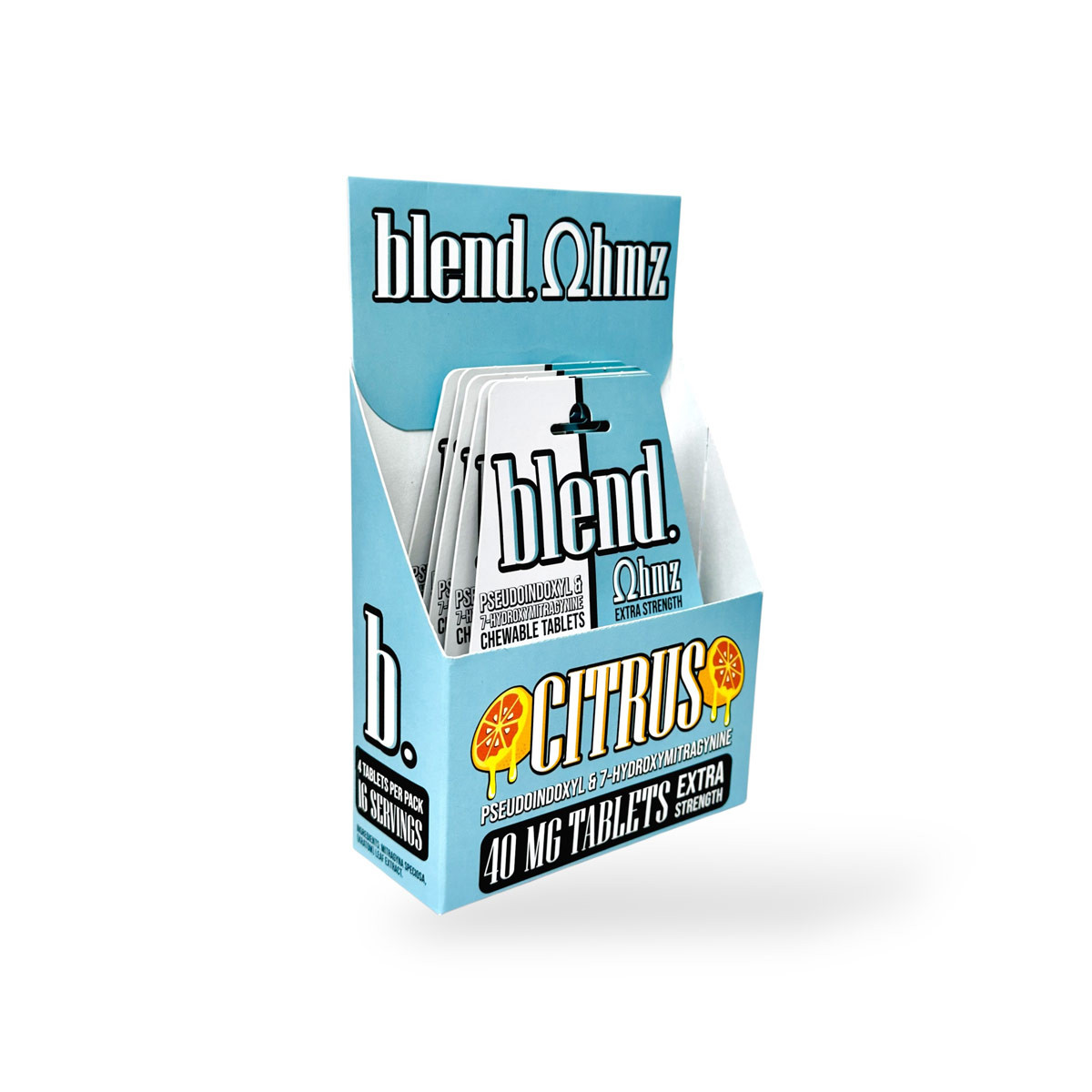 Blend. Pseudo & 7-OH Chewable Tablet Citrus 40mg