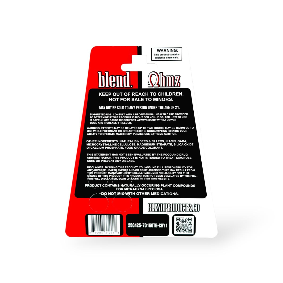 Blend. Cherry 7-Hydroxy Chewable Tablets 60mg – Max Strength