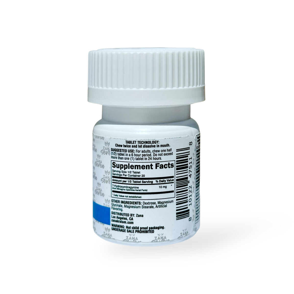 Zana Seven 7-OH Chewable Tablets 20mg – Fast-Acting Relief