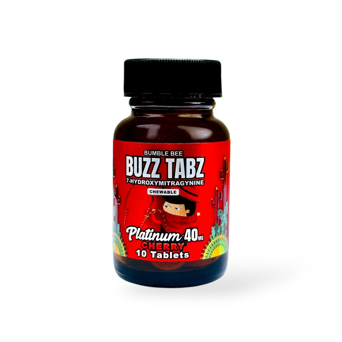 つむ！！7GB② 7CB② 9OB② 9GB② 2剤5.5% Bumble Bee Buzz Tabz 7-OH Chewable Tablets Platinum Cherry 40mg