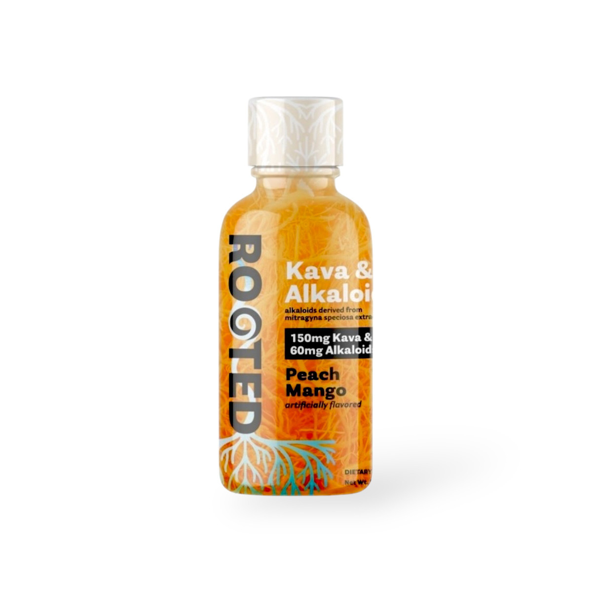 Rooted Kava & Alkaloids Shot Peach Mango 60ml Rooted Kava & Alkaloids Shot Peach Mango 60ml
