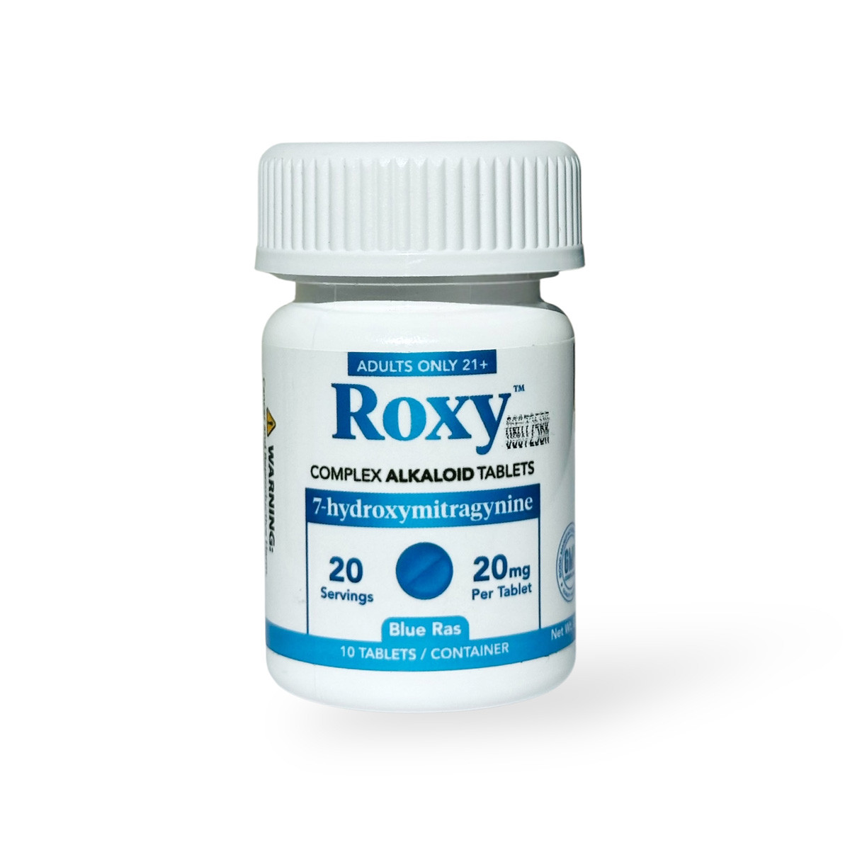 A Rox Tab Roxy Complex 7-OH Blue Ras Chewable Tablets 20mg