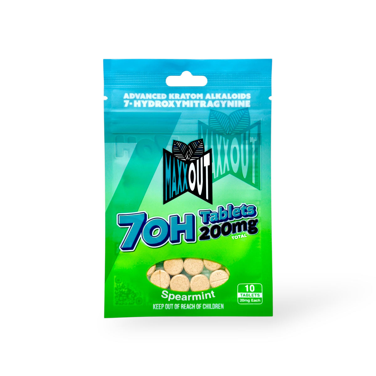 Maxxout Spearmint 7-OH Chewable Tablets 20mg