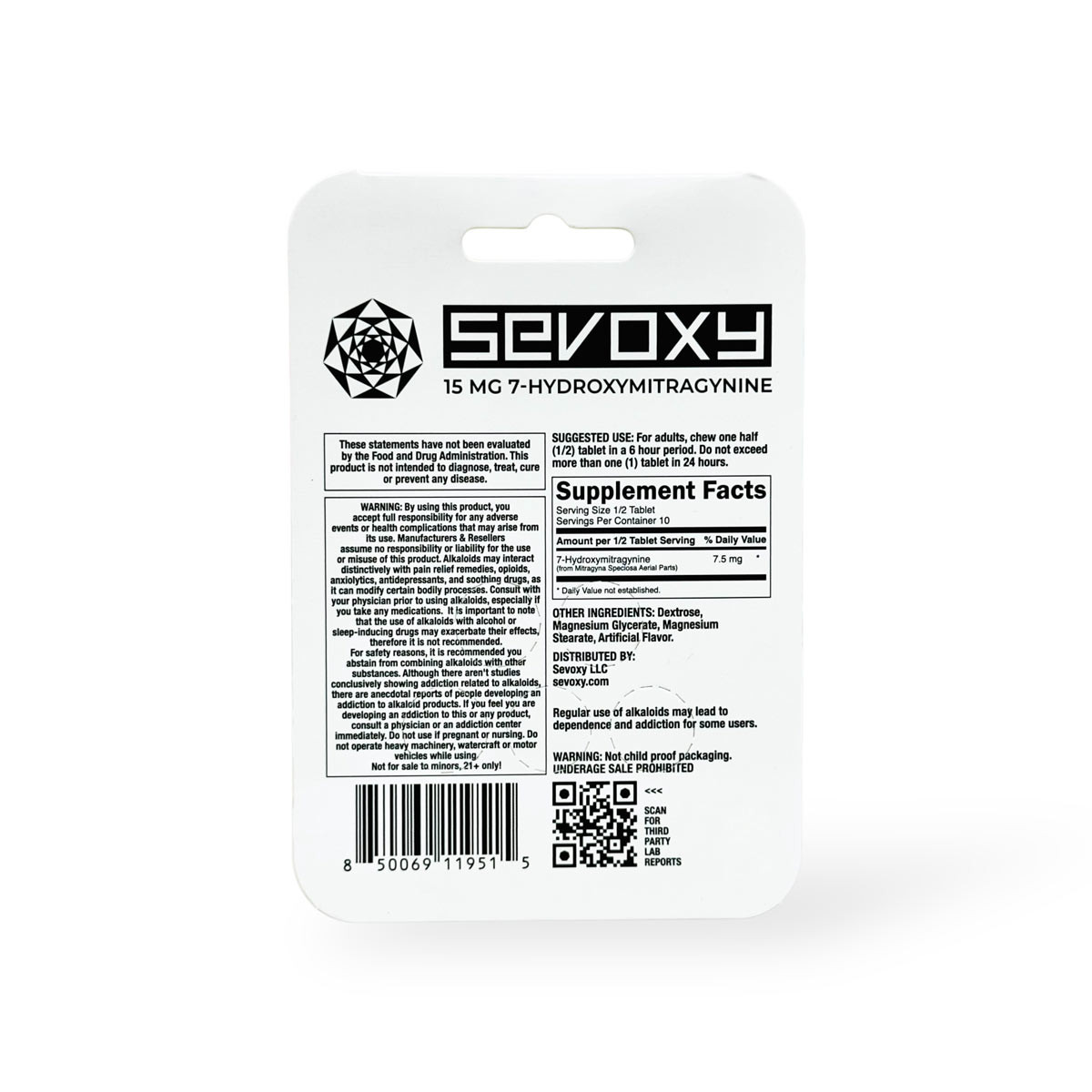 オガワpills7 Sevoxy 7-OH Chewable Tablets 15mg