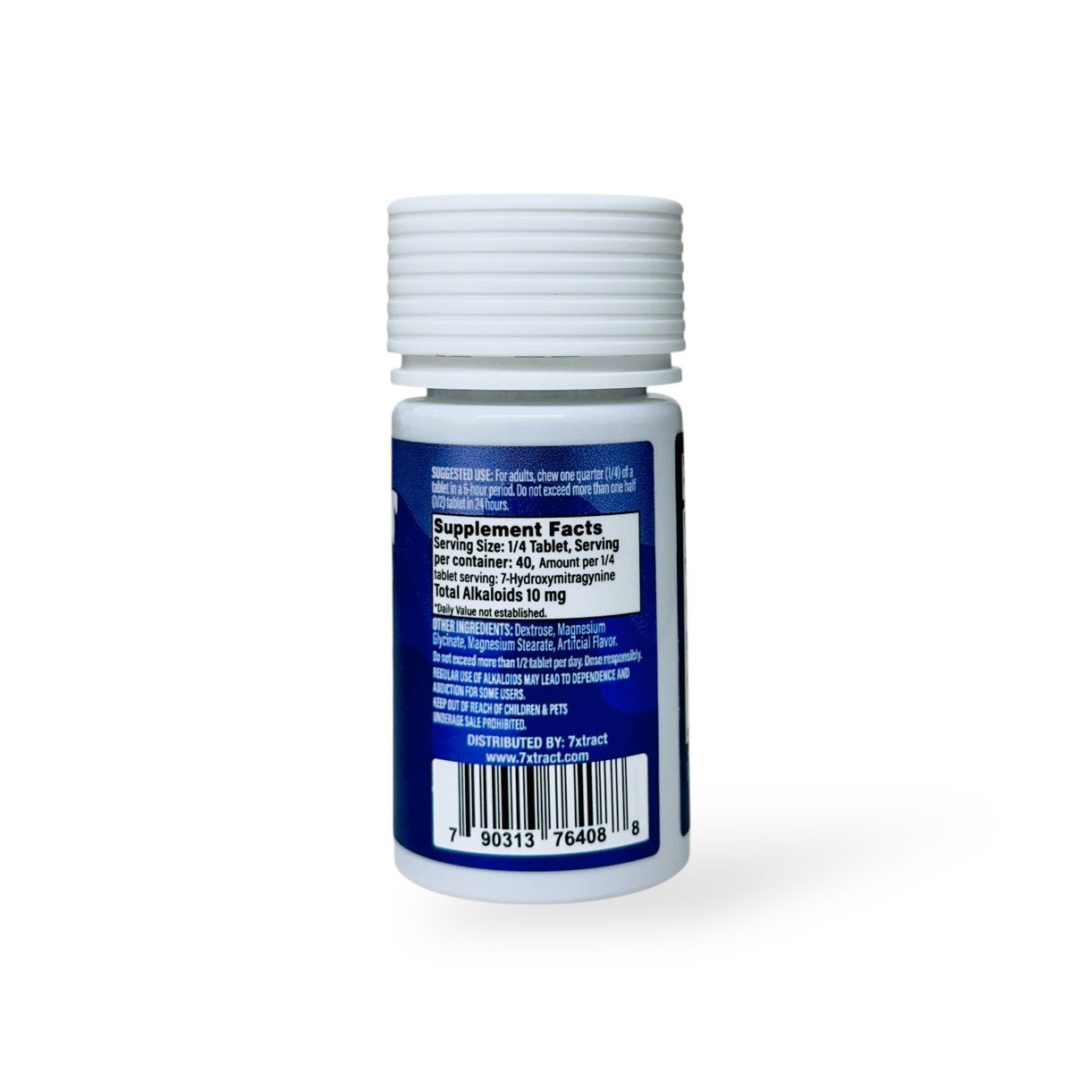 7Xtract 7-Hydroxy Chewable Tablet Strawberry Sunrise 40mg